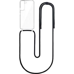 TopQ Kryt Simple Samsung S22 5G s čiernou šnúrkou priehľadný 111375