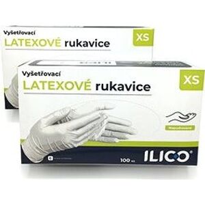 ILICO latexové rukavice XS, 100 ks