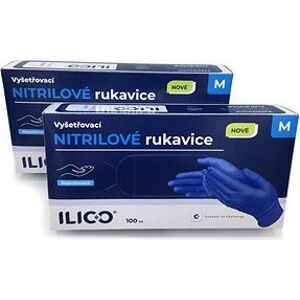 ILICO nitrilové rukavice M, 100 ks