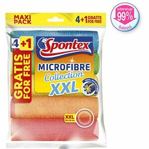 SPONTEX Microfibre Economic XXL 38 × 40 cm (5 ks)