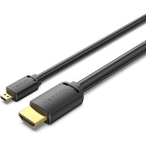 Vention HDMI-D Male to HDMI-A Male 4K HD Cable 2 m Black