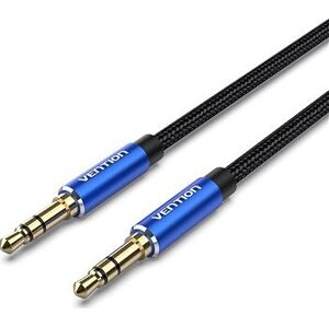 Vention Cotton Braided 3.5 mm Male to Male Audio Cable 5 m Black Aluminum Alloy Type