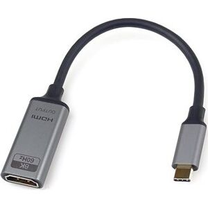 PremiumCord Adaptér USB-C na HDMI rozlišenie obrazu 8K@60Hz,4K@144Hz Aluminium 20 cm