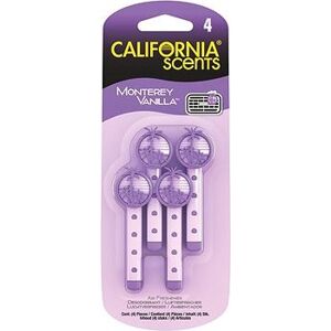 California Scents Vent Stick Monterey Vanilla – Vanilka, vonné kolíčky 4 ks